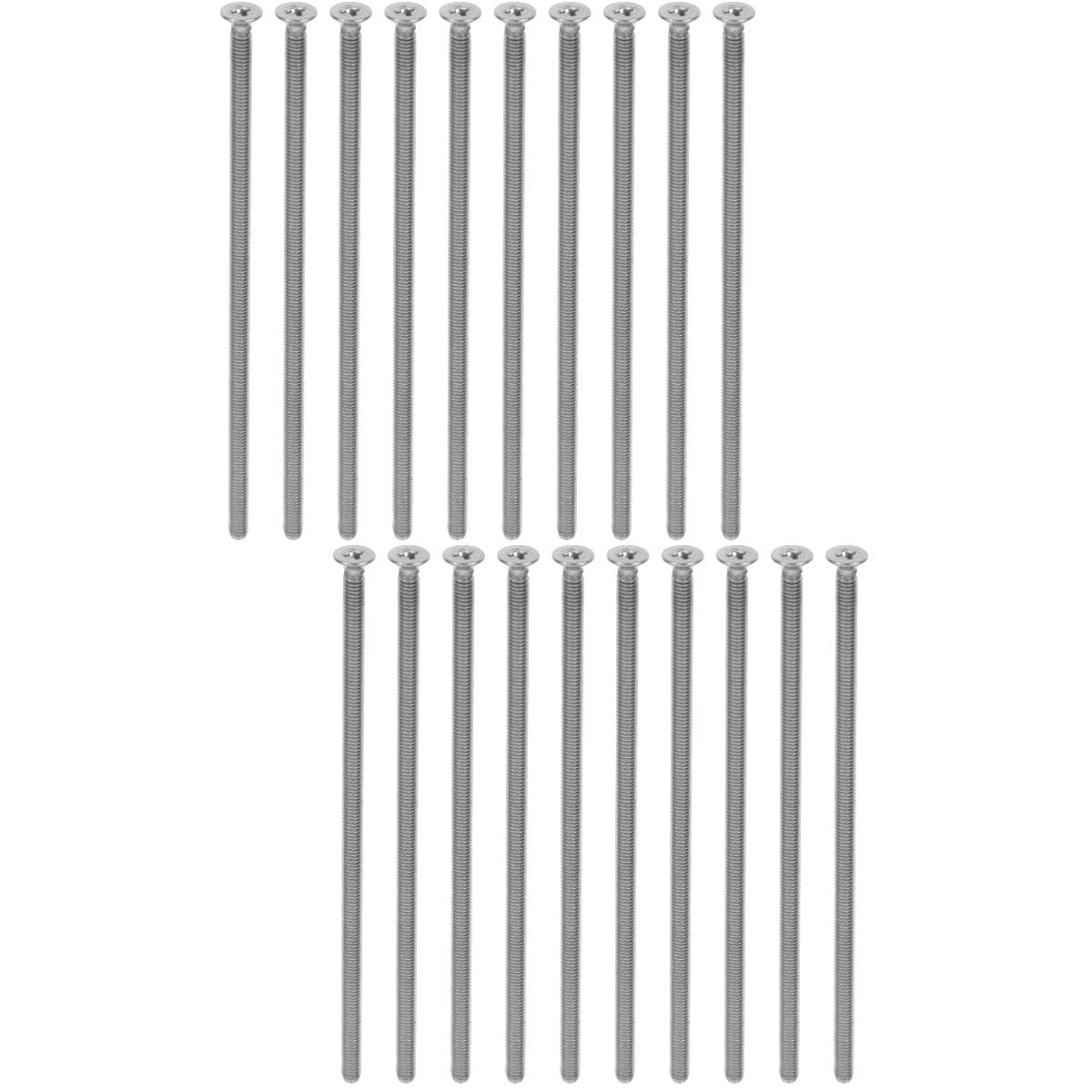 WynBing 20 pcs Mounting Screws Outlet Screws Long Outlet Cover Screws Stainless Steel Screws