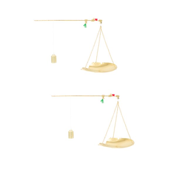 CIMAXIC Cimaxic Golden Copper Scale - Precise, Portable, Home and Shop 2Pcs