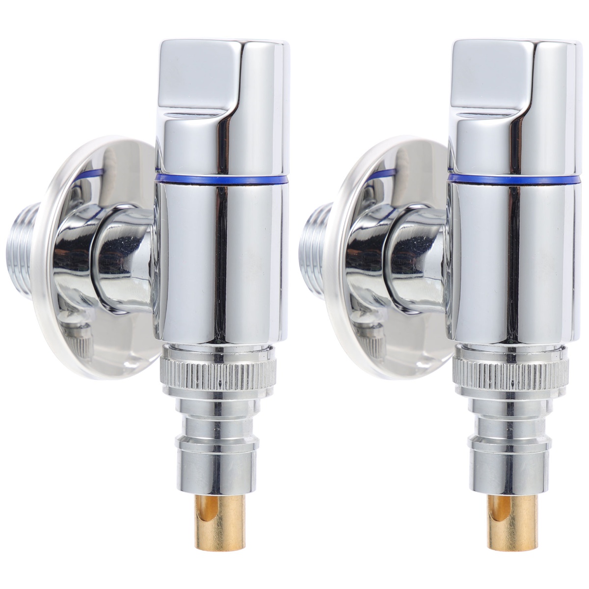 WynBing 2pcs Sink Shut Off Valves 1/2 Inch Replacement Angle Stop Valves For Washing Machine