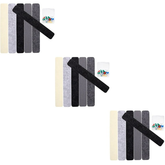 CIMAXIC Felt Bulletin Board Assorted Color Eva Material for Decor 3Sets