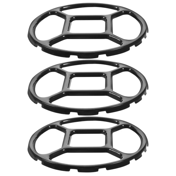 CIMAXIC 3Pcs Burner Grates for Gas Stove Enamel Heat Diffusion Cooking Use