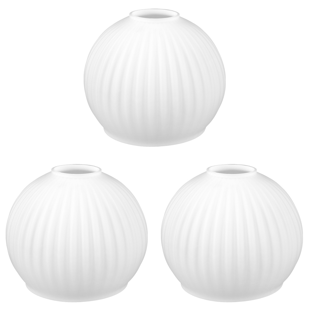 WynBing 3pcs Glass Replacement Shade Ceiling Light Shade Replacement for Lighting Fixture
