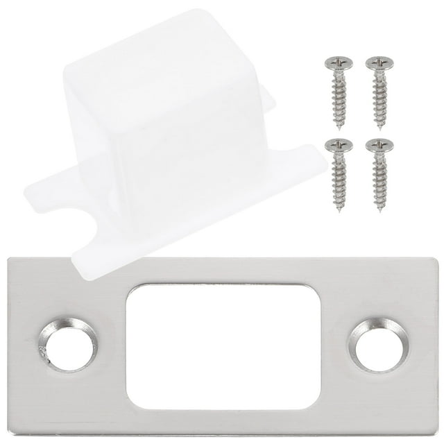 WynBing 4 Sets Door Hole Cover Plates Deadbolt Cover Door Reinforcement
