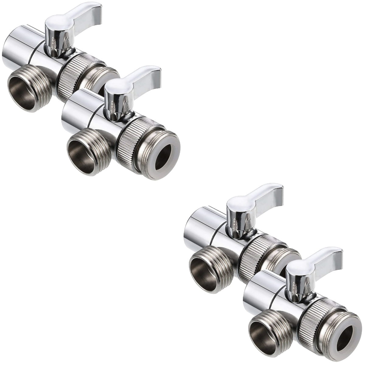WynBing 4 pcs Sink Faucet Diverters Faucet Splitters Water Pipe Adapter