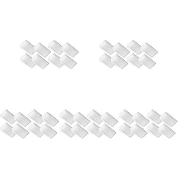 CIMAXIC Furniture Leveling Shims White Wear-Resistant for Home 40Pcs