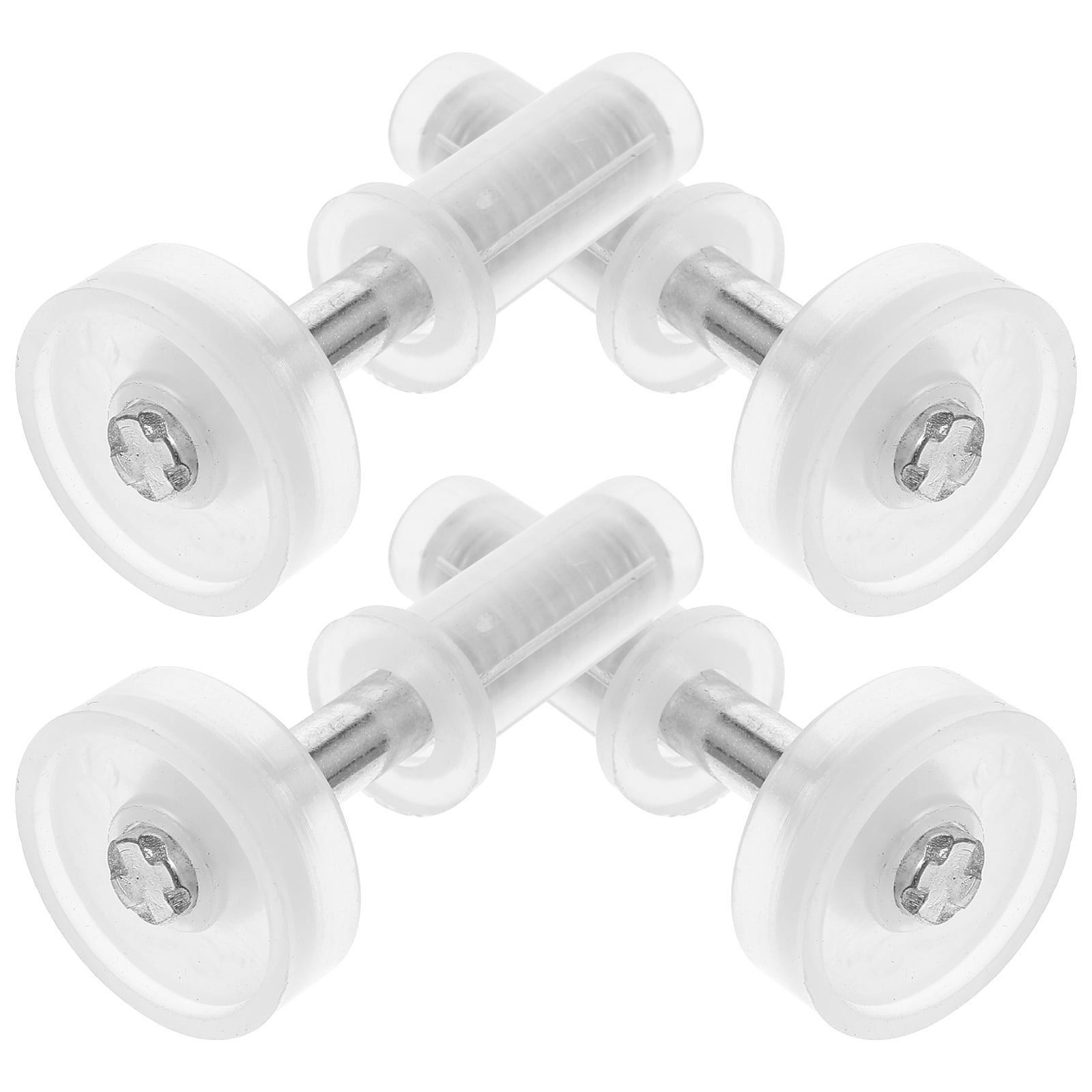 WynBing 4pcs Bifold Pivot Closet Door Hinges Stainless Steel Hardware Bifold Door Repair Tools