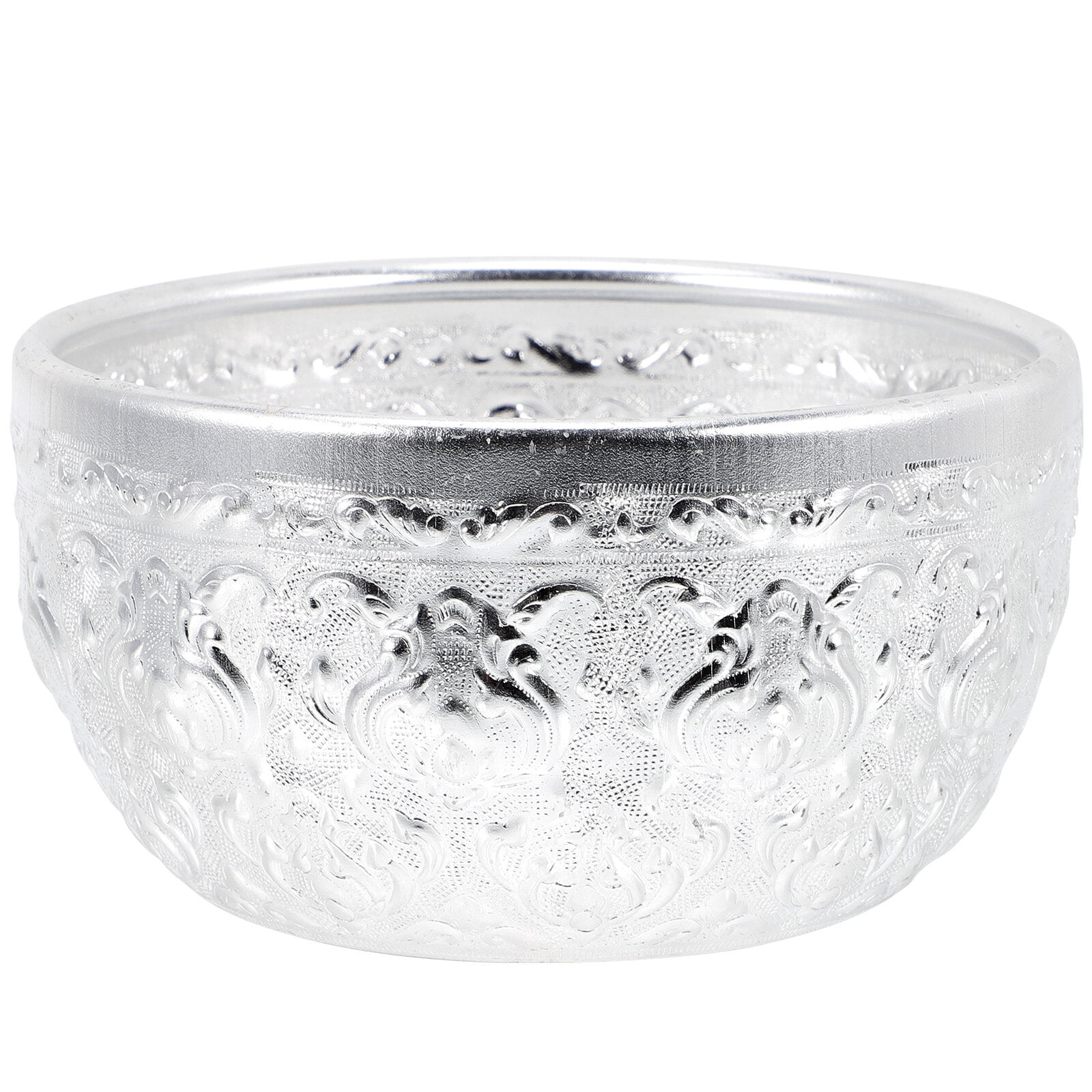 WynBing Food Bowl Decorative Metal Bowl Decorative Salad Bowl Restaurant Bowl Milk Tea Container