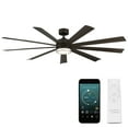 thumbnail image 1 of Wynd XL 72" Bronze Integrated LED Smart Ceiling Fan with Remote Control, 1 of 11