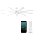thumbnail image 1 of Wynd XL 72" Matte White Integrated LED Smart Ceiling Fan with Remote Control, 1 of 11