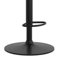 thumbnail image 1 of WyndenHall  Annie Mid Century Modern Adjustable Bar Stool - 20.5"D x 19.7"W x 36.22 - 44.09 "H Denim Blue Veneer,Fabric Counter Height Fabric,Foam, 1 of 5