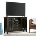 thumbnail image 1 of WyndenHall  Freemont 53-in. Dark Tobacco Solid Wood TV Stand - 53"w x 16.5"d x 34.7" h, 1 of 5
