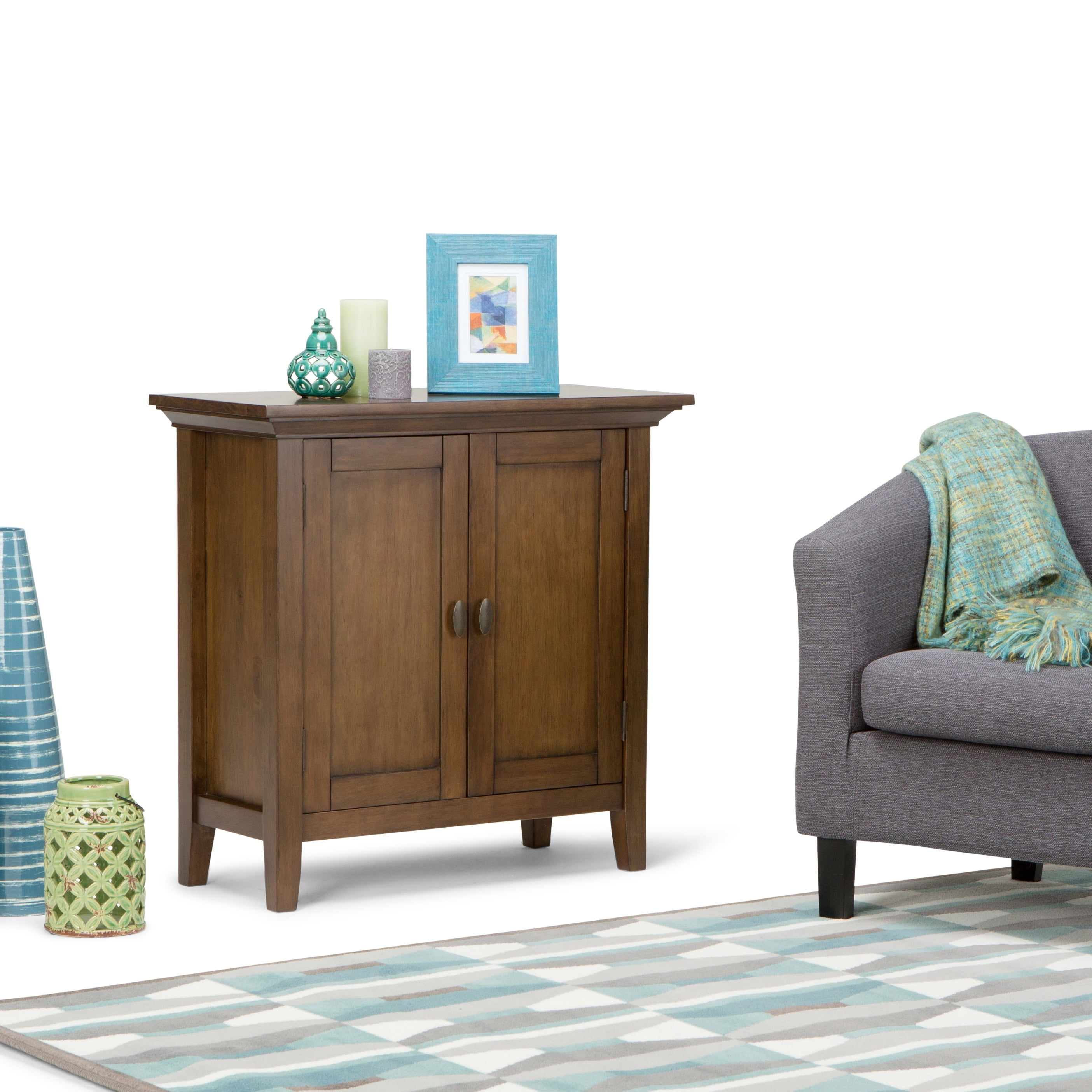 木製ラック・ウッドラック Landscape Products Cabinet Low Walnut Landscape Products Cabinet Low Walnut