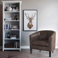 thumbnail image 1 of WyndenHall  Parker 30-in. Wide Tub Chair - 30 inch Wide Distressed Brown Faux Leather, Foam Faux Leather, 1 of 4