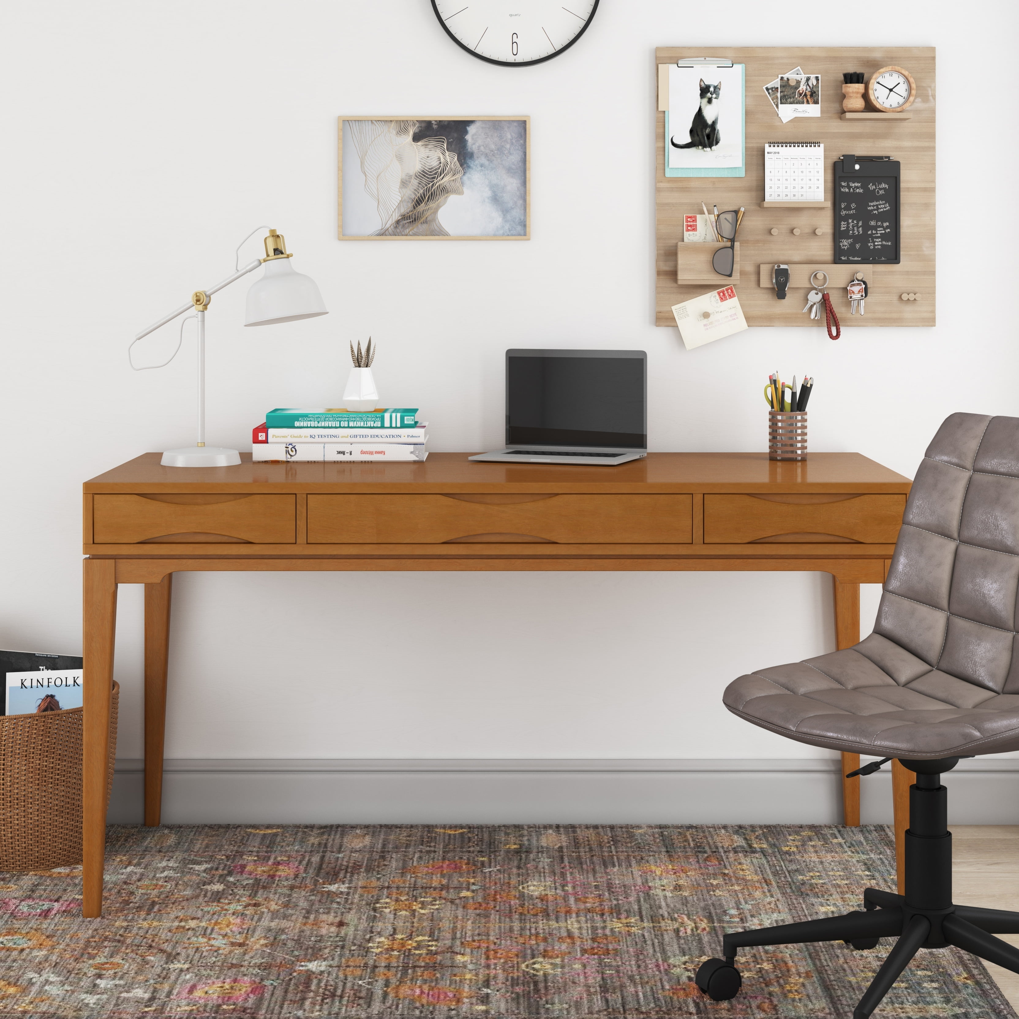 60 inch modern desk outlet