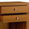 thumbnail image 1 of WyndenHall  Sterling SOLID WOOD 24 inch Wide Bedside Nightstand Table Light Golden Brown Stained,Wood Finish, 1 of 5