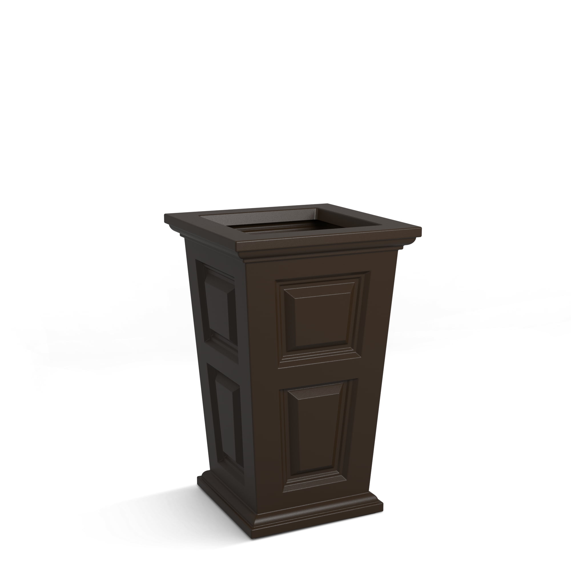 Wyndham 24in Tall Planter - Espresso