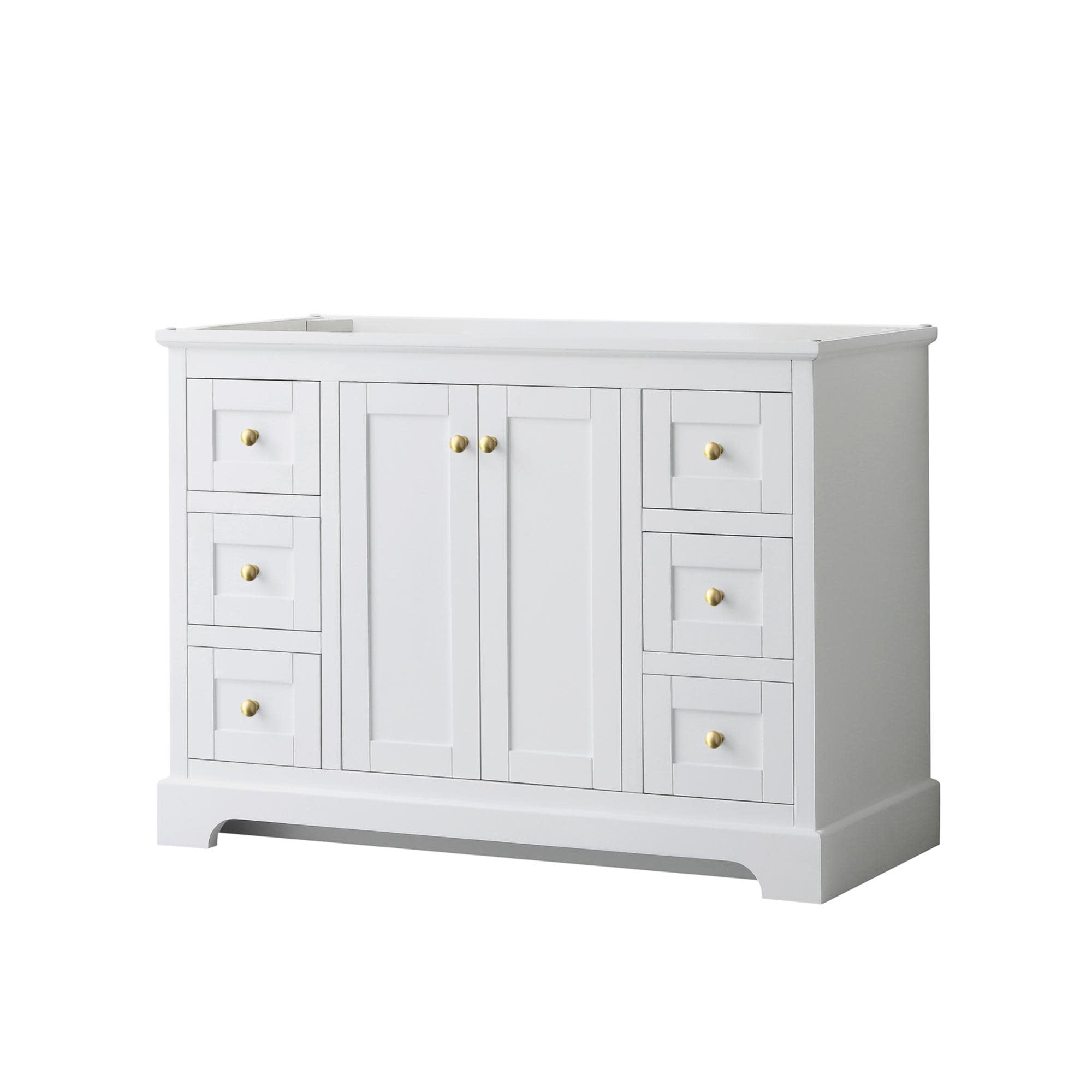 Avery 47" Dark Blue Single Bathroom Vanity Base