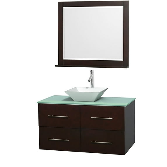Wyndham Collection WCVW00942SESGGD2WM36 42 in. Single Bathro