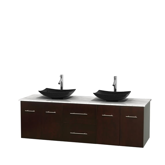 Wyndham Collection WCVW00972DESCMGS4MXX 72 in. Double Bathro