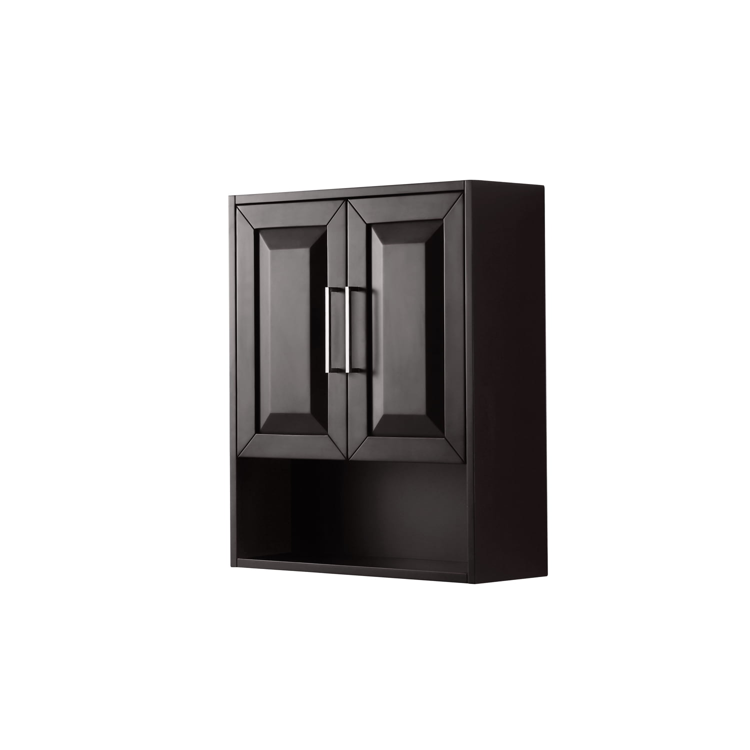 Daria 25" Dark Espresso Wall-Mounted Bathroom Storage Cabinet
