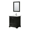 thumbnail image 1 of Wyndham Collection Deborah 30" Mirror Wood Single Bathroom Vanity in Espresso, 1 of 3