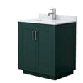 thumbnail image 1 of Wyndham Collection Miranda 30" No Mirror Wood Single Bathroom Vanity in Green, 1 of 5