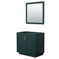 thumbnail image 1 of Wyndham Collection Miranda 36" Wood Single Bathroom Vanity - Green/Nickel, 1 of 5