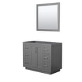 thumbnail image 1 of Wyndham Collection Miranda 42" Wood Single Bathroom Vanity in Gray/Nickel Trim, 1 of 5