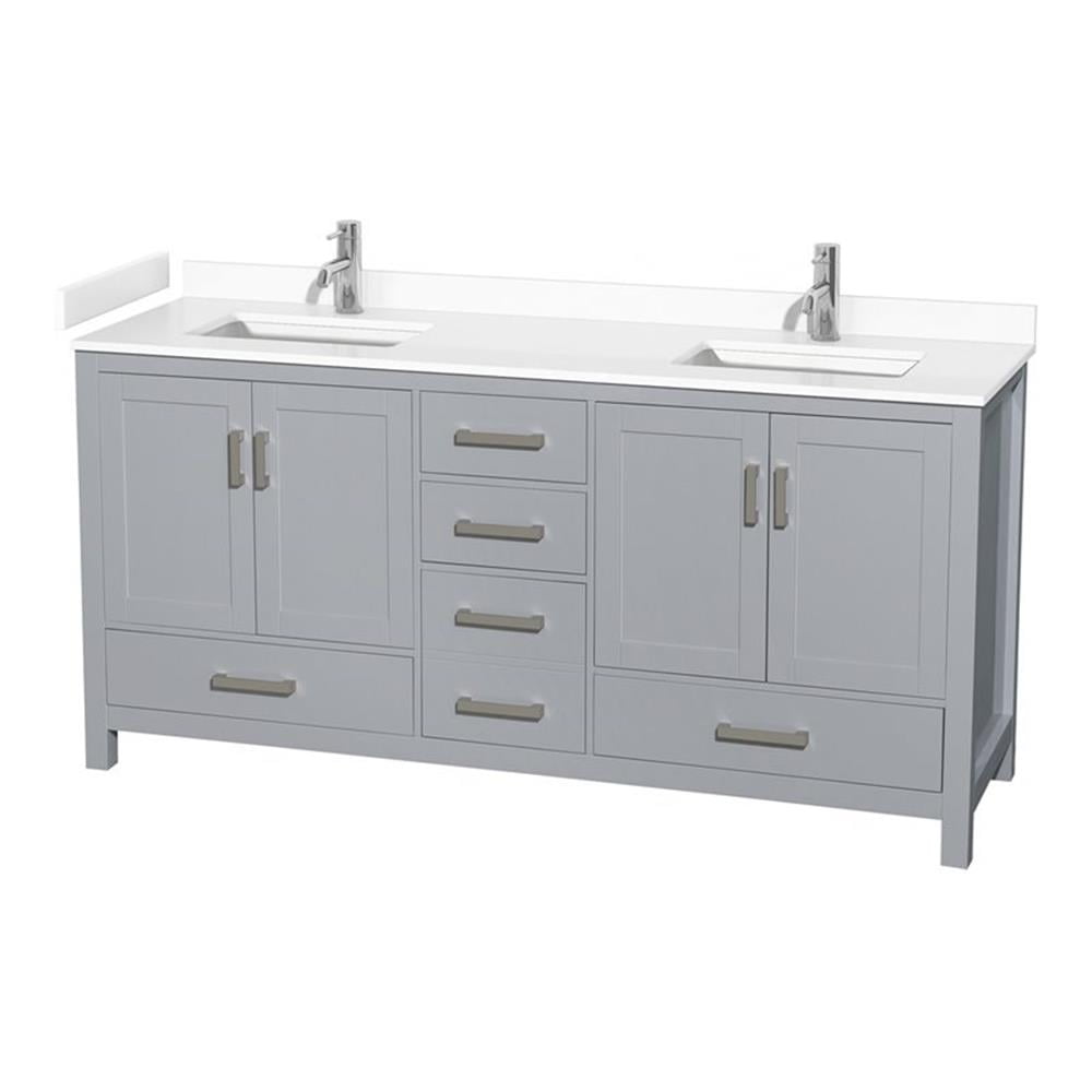 Wyndham Collection Sheffield 47-in Dark Gray Bathroom Vanity Cabinet Wyndham Collection Sheffield 47-in Dark Gray Bathroom Vanity Cabinet