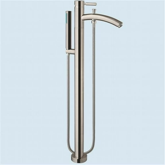 Wyndham Collection Taron 37-inch Brushed Nickel Tub Filler