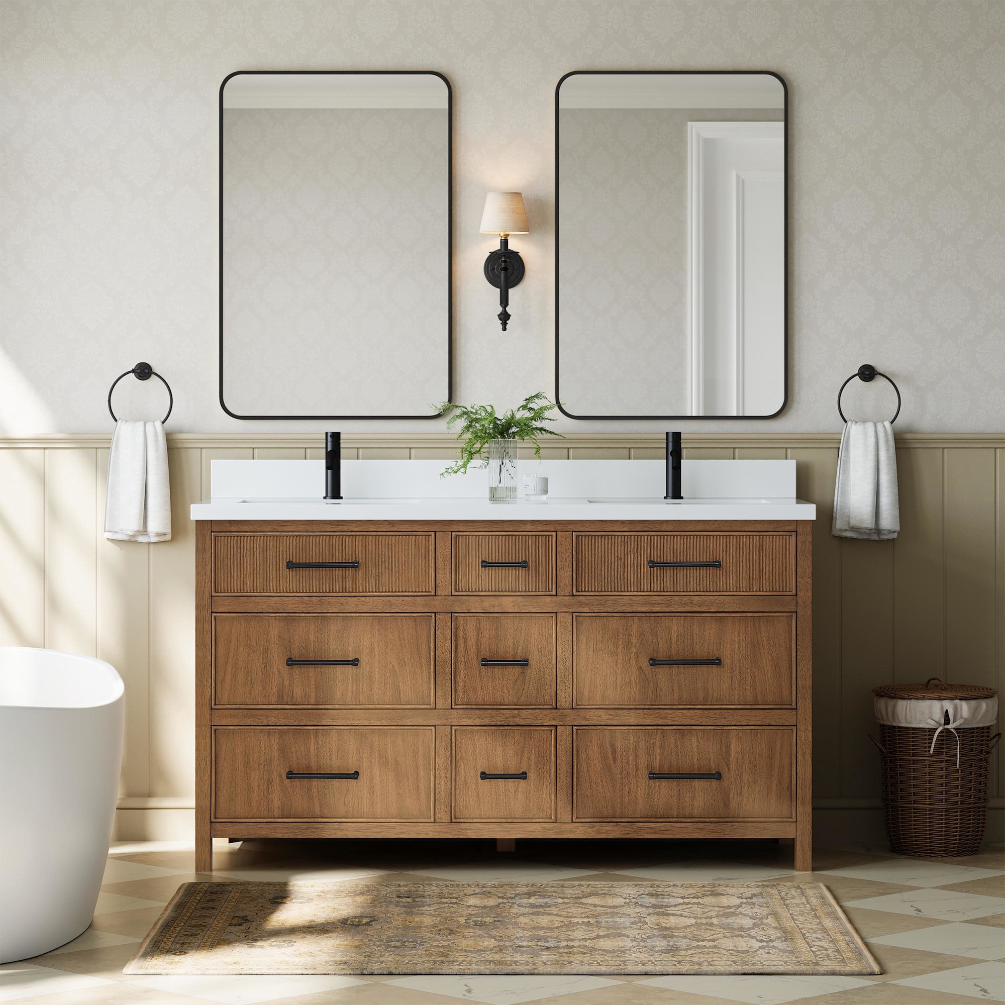Wyndham Collection WCF585860DOB4WUNSMXX Isola 60