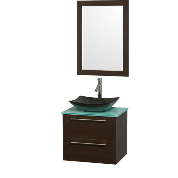 Wyndham Collection WCR410024SESGGGS4M24 24 in. Single Bathro