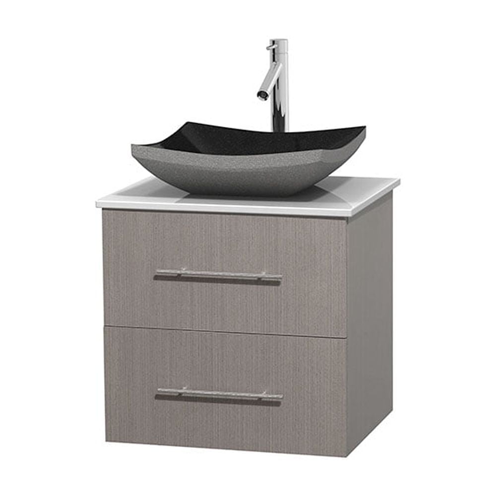 Wyndham Collection WCVW00924SGOWSGS1MXX 24 in. Single Bathro