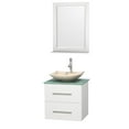 thumbnail image 1 of Wyndham Collection WCVW00924SWHGGOVM24 24" Wall Mounted / Floating Vanity Set, 1 of 7