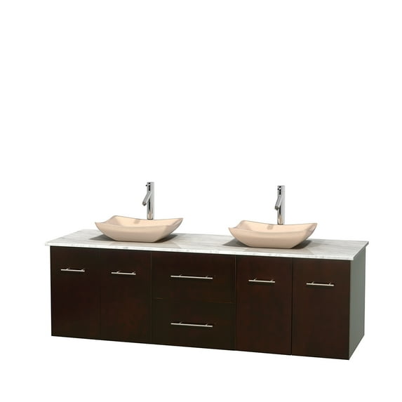 Wyndham Collection WCVW00972DESCMGS2MXX 72 in. Double Bathro