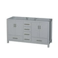 thumbnail image 1 of Wyndham Collection Wc-1414-60-Dbl-Um-Van Sheffield 59" Double Freestanding Hardwood Vanity, 1 of 4