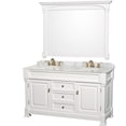 thumbnail image 1 of Wyndham Collection Wc-Td60 60" Andover Floor-Standing Traditional Double Vanity Set -, 1 of 6