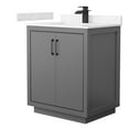 thumbnail image 1 of Wyndham Collection WCF111130SGBC2UNSMXX Icon 30" Free Standing Single Basin Vanity Set -, 1 of 7
