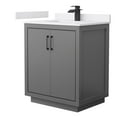thumbnail image 1 of Wyndham Collection WCF111130SGBWCUNSMXX Icon 30" Free Standing Single Basin Vanity Set -, 1 of 7