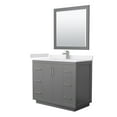 thumbnail image 1 of Wyndham Collection WCF111142SKGWCUNSM34 Icon 42" Free Standing Single Basin Vanity Set -, 1 of 7