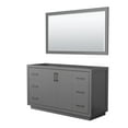 thumbnail image 1 of Wyndham Collection WCF111160SGBCXSXXM58 Icon 60" Single Free Standing Vanity Cabinet -, 1 of 7