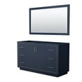 thumbnail image 1 of Wyndham Collection WCF111160SBNCXSXXM58 Icon 60" Single Free Standing Vanity Cabinet -, 1 of 7