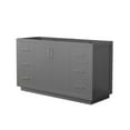thumbnail image 1 of Wyndham Collection WCF111160SKGCXSXXMXX Icon 60" Single Free Standing Vanity Cabinet Only, 1 of 7