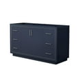 thumbnail image 1 of Wyndham Collection WCF111160SBNCXSXXMXX Icon 60" Single Free Standing Vanity Cabinet Only, 1 of 7