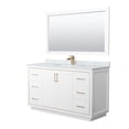 thumbnail image 1 of Wyndham Collection WCF111160SWZCMUNSM58 Icon 60" Free Standing Single Basin Vanity Set -, 1 of 7