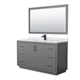 thumbnail image 1 of Wyndham Collection Wcf1111-60S-Nat-M58 Icon 60" Free Standing Single Basin Vanity Set -, 1 of 7