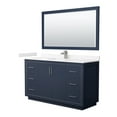 thumbnail image 1 of Wyndham Collection WCF111160SBNC2UNSM58 Icon 60" Free Standing Single Basin Vanity Set -, 1 of 7