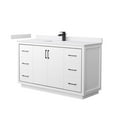 thumbnail image 1 of Wyndham Collection WCF111160SWBWCUNSMXX Icon 60" Free Standing Single Basin Vanity Set -, 1 of 7
