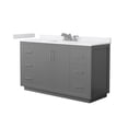 thumbnail image 1 of Wyndham Collection Wcf1111-60S-Vca-Us3mxx Icon 60" Free Standing Single Basin Vanity Set -, 1 of 7