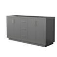 thumbnail image 1 of Wyndham Collection Wcf1111-66D-Cx-Mxx Icon 66" Double Free Standing Vanity Cabinet Only -, 1 of 7